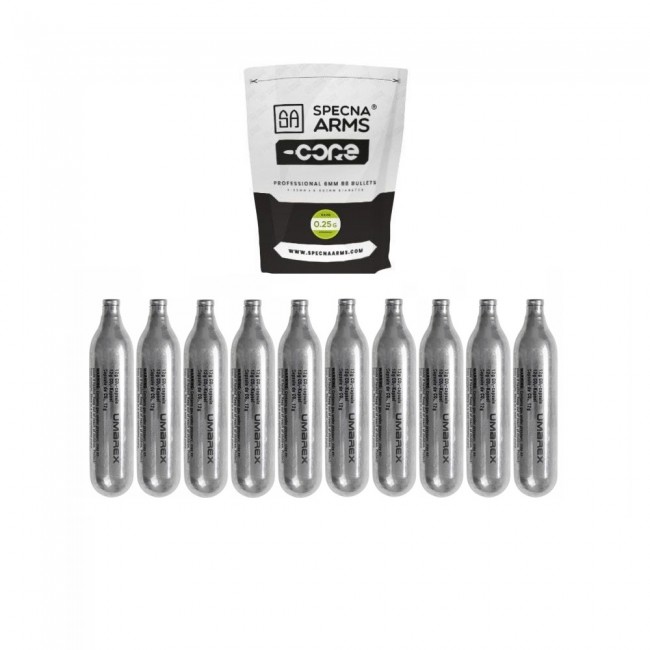 Set 10 Capsule CO2 Umarex 12 g si 1000 bile 0,25 g DF-987 Set 10 Capsule CO2 Umarex 12 g si 1000 bile 0,25 g DF-987