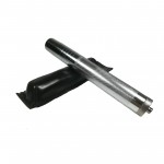 Baston telescopic din 4 segmenti  Argintiu  65 cm 