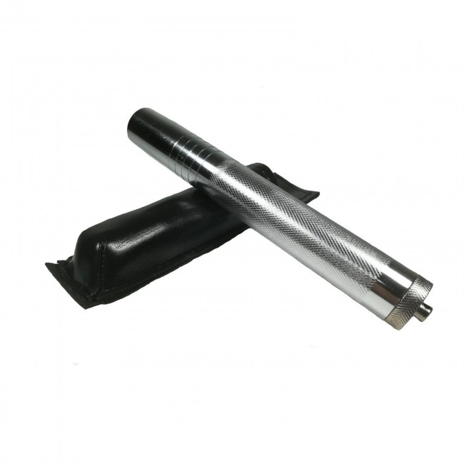 Baston telescopic din 4 segmenti  Argintiu  65 cm 