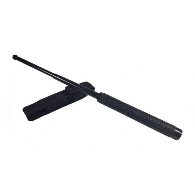Baston telescopic Police 50 cm negru