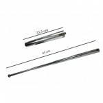 Baston telescopic din 4 segmenti  Argintiu  65 cm 