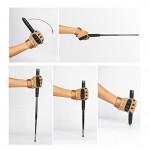 Baston telescopic profesional din 3 segmenti 100 cm