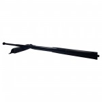 Baston telescopic din 4 segmenti Negru 65 cm