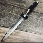 Briceag Stiletto cu deschidere automata, 19 cm, negru Briceag Stiletto cu deschidere automata, 19 cm, negru