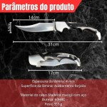 Briceag de Colectie 31 cm cu deschidere manuala si clema pentru prindere la curea