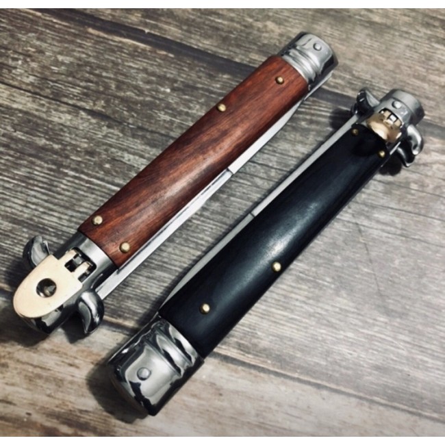 Briceag Stiletto cu deschidere automata, 19 cm, negru Briceag Stiletto cu deschidere automata, 19 cm, negru