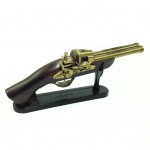 Bricheta de epoca Pistol anti-vant cu suport SE-0072