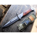 Briceag  AK-47 CCCP, deschidere automata, husa camuflaj, 34 cm