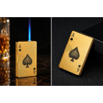 Bricheta  reincarcabila, cu gaz rezistenta la vant, carti de joc As