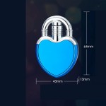 Bricheta Eleganta de buzunar metalica cu flacara antivint reincarcabila cu gaz 