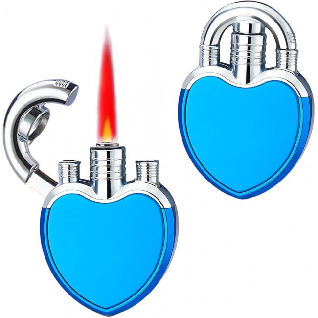 Bricheta Eleganta de buzunar metalica cu flacara antivint reincarcabila cu gaz 