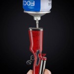 Bricheta de buzunar tip pusca cu 2 flacari, reincarcabil cu gaz