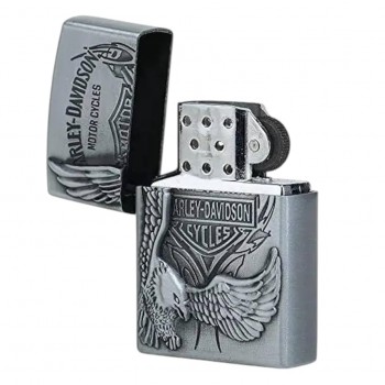 Bricheta metalica cu aprindere pe piatra reincarcabila cu gaz flacara normala