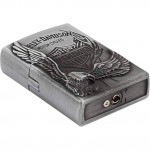 Bricheta metalica cu aprindere pe piatra reincarcabila cu gaz flacara normala