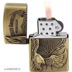 Bricheta metalica Harley-Davidson cu aprindere pe piatra reincarcabila cu gaz flacara normala