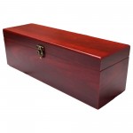 Cutie pentru o sticla de vin din lemn cu 4 accesorii incluse
