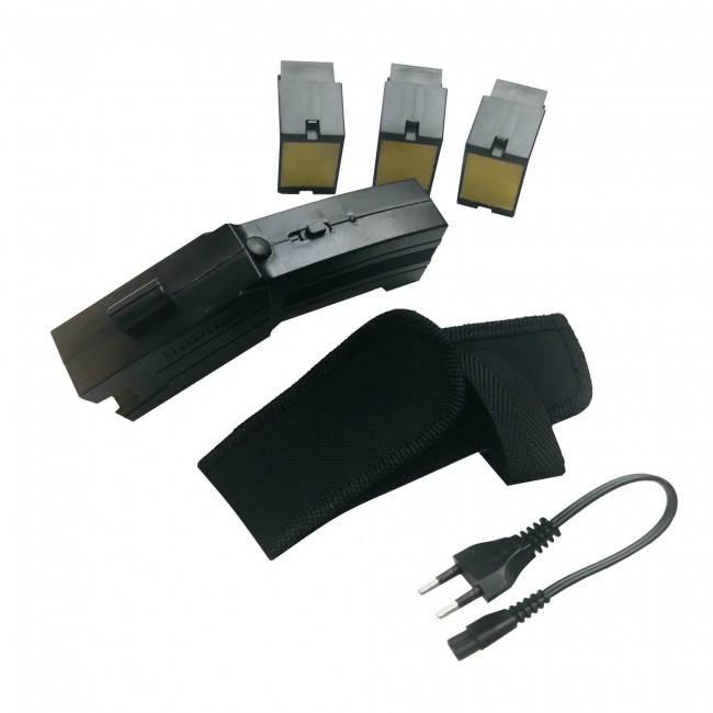 Pistol taser cu electrosoc, 3 rezerve se-121t