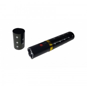 Mini electrosoc in forma de ruj cu lanterna se-346r
