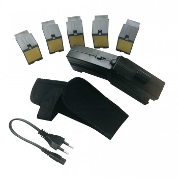 Pistol taser cu electrosoc 5 rezerve se-881t