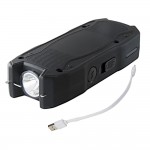 Electrosoc pentru autoaparare TW-1901 cu lanterna si husa cablu USB