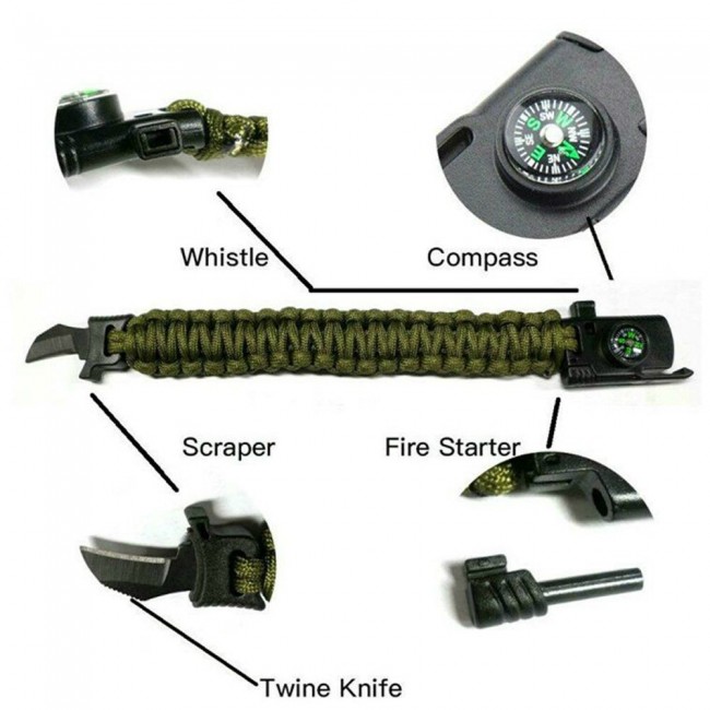 Kit de supravietuire, multifunctional 14 in 1 se-65b