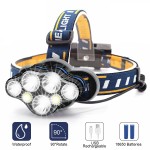 LANTERNA  FRONTALA  CU 7 LED-URI HR-298