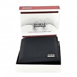 Portofel din piele barbatesc, negru fara capsa se-002h Portofel din piele barbatesc, negru fara capsa se-002h
